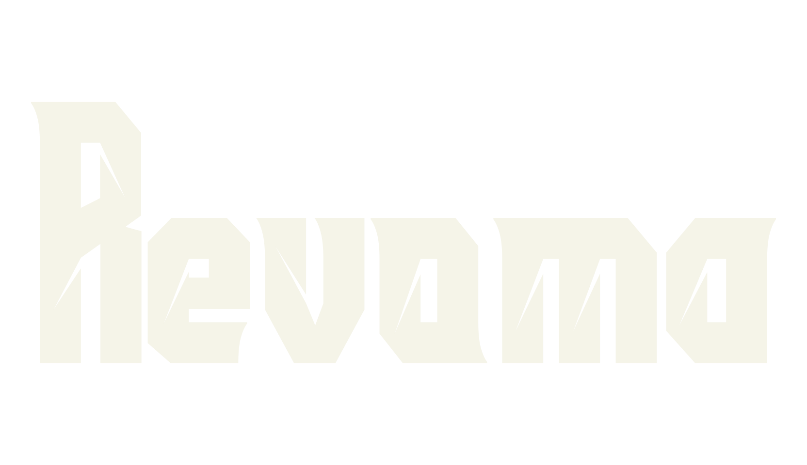 Revoma, gaming font preview