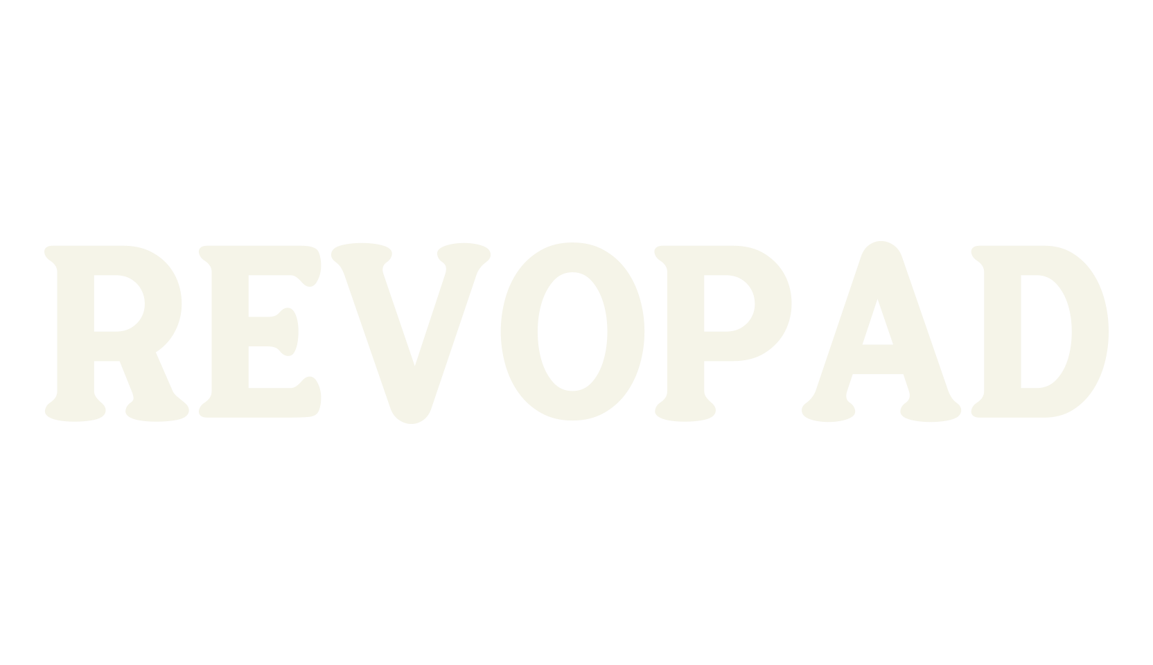 REVOPAD, retro font preview