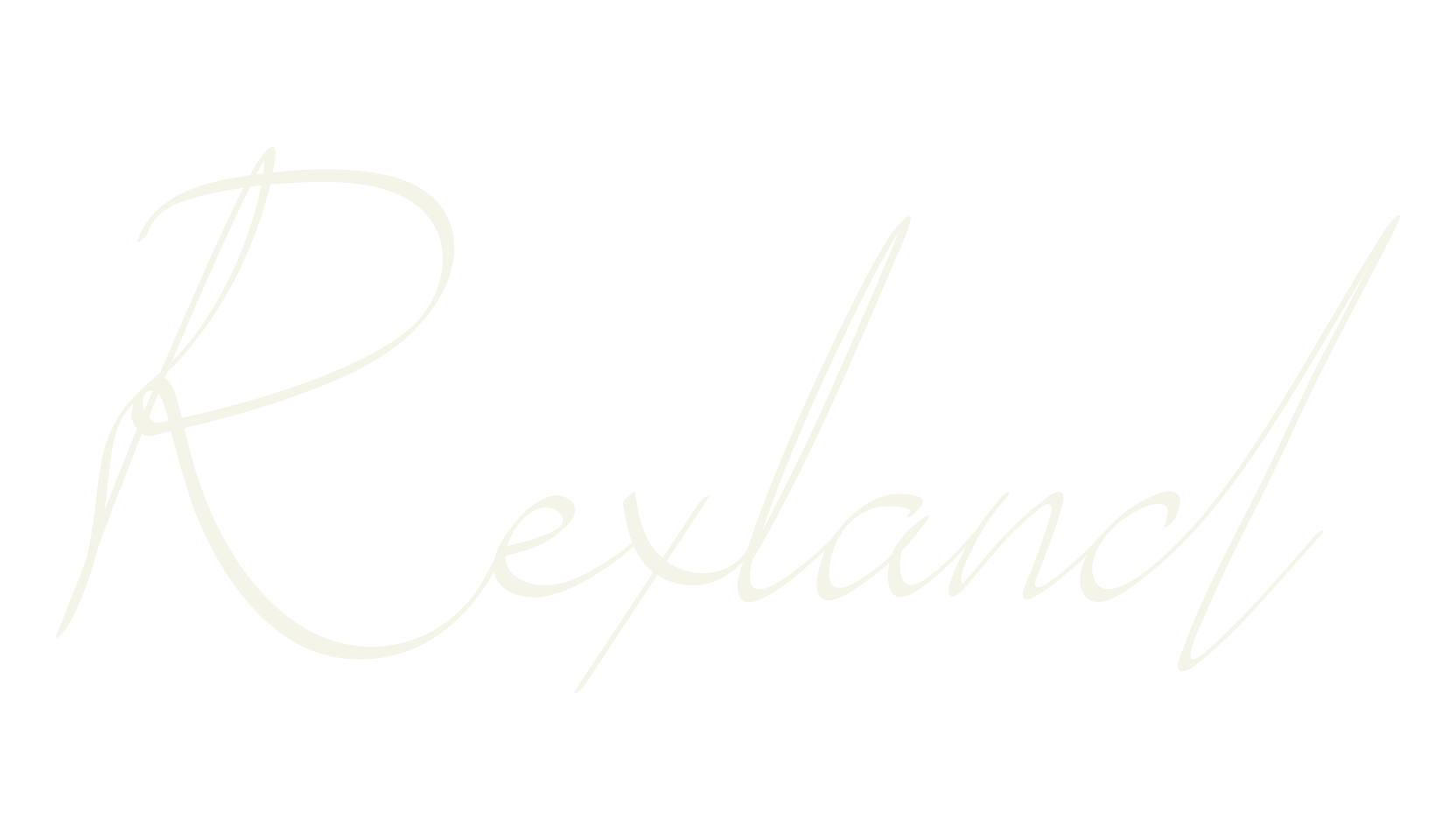 Rexland, signature font preview