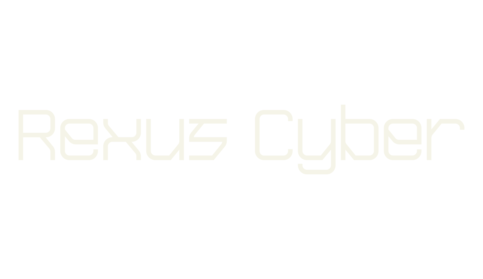 Rexus Cyber, serif font preview