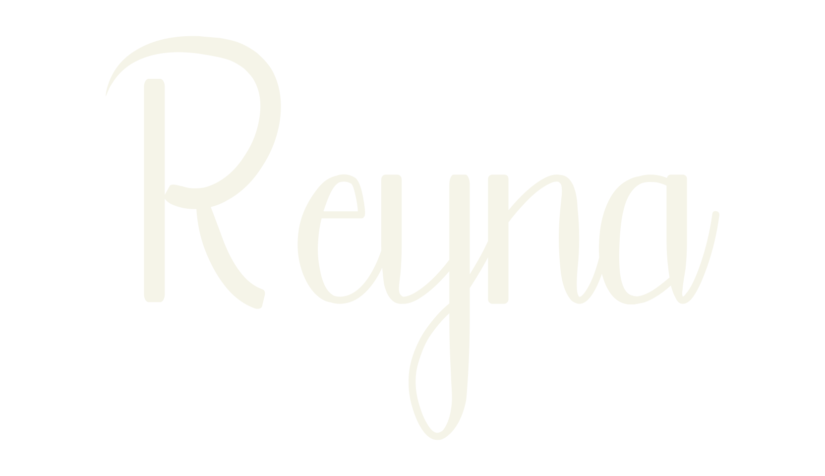 Reyna, cursive font preview