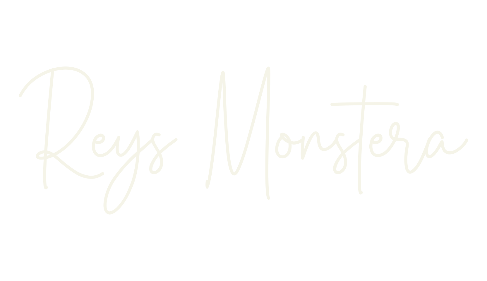 Reys Monstera, fashion script font preview