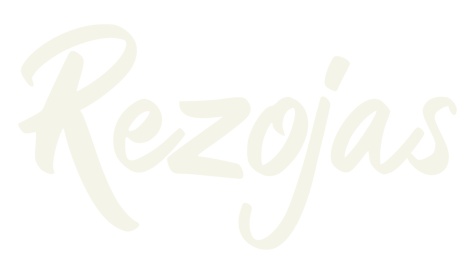 Rezojas, retro font preview