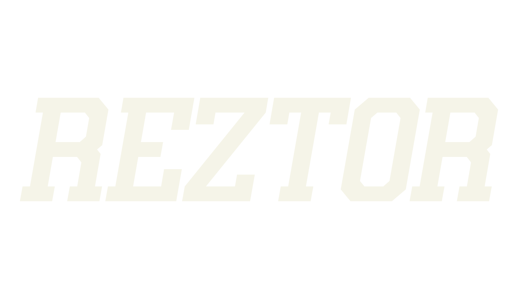 REZTOR, sports font preview