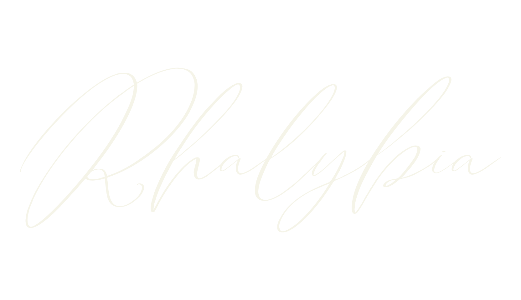 Rhalybia, handwriting font preview