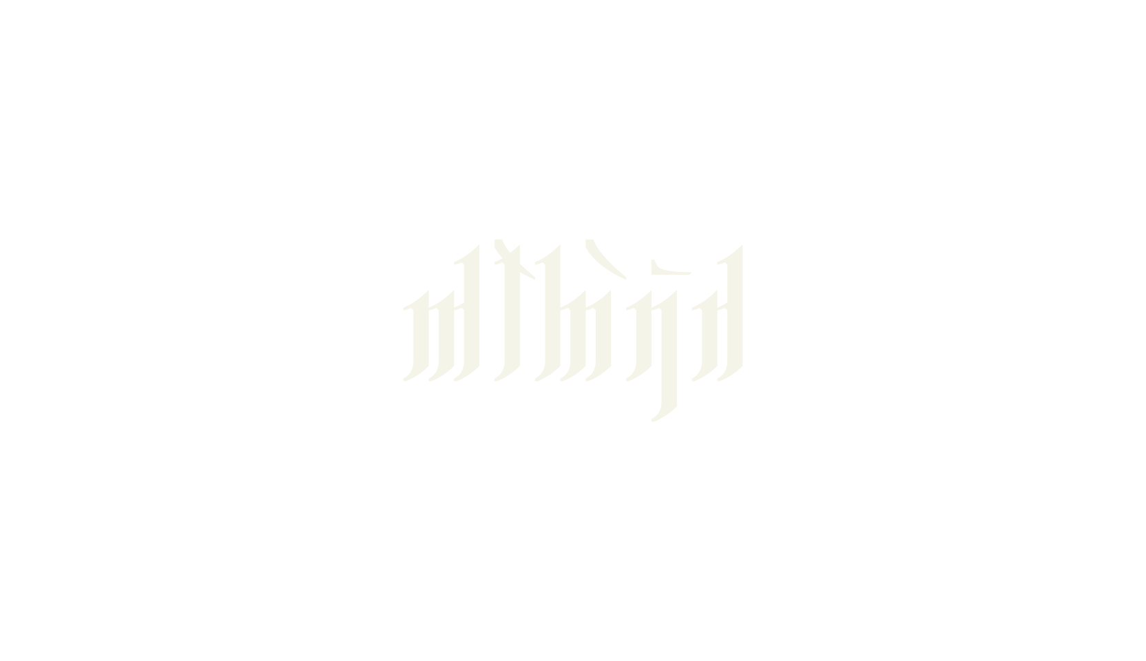 Rhesimol, fantasy font preview