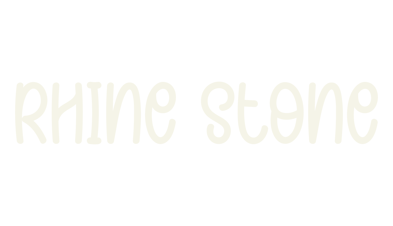 Rhine Stone, fashion script font preview