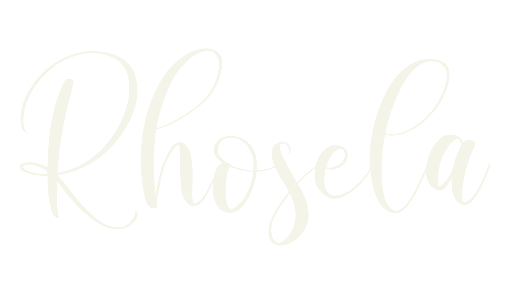Rhosela, calligraphy font preview