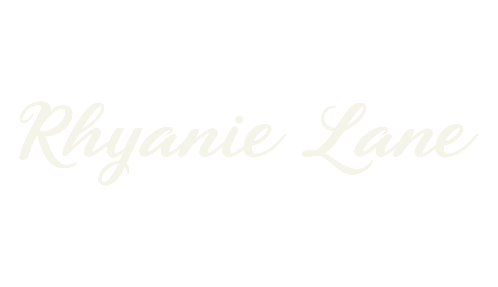 Rhyanie Lane, handwriting font preview