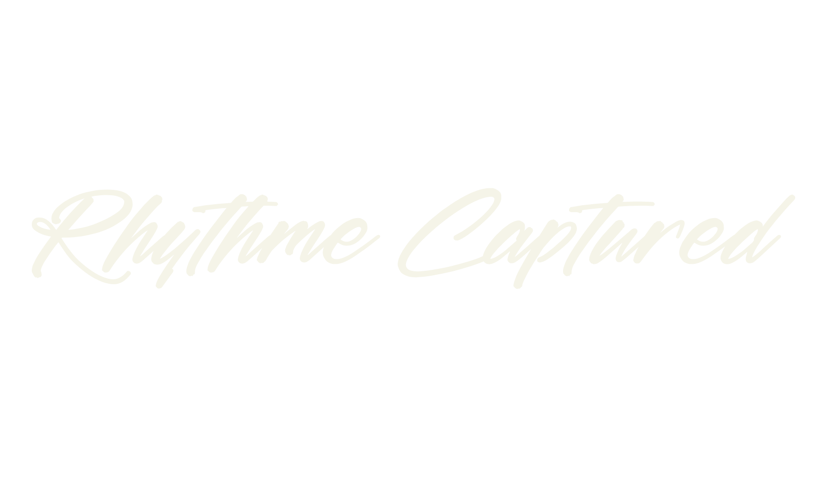 Rhythme Captured, handwriting font preview