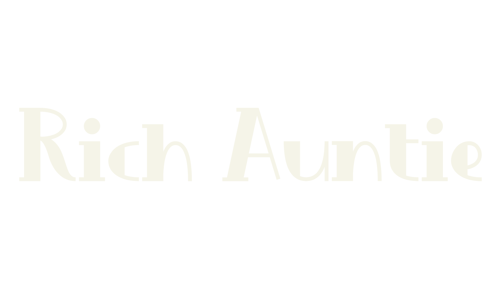Rich Auntie, bold font preview