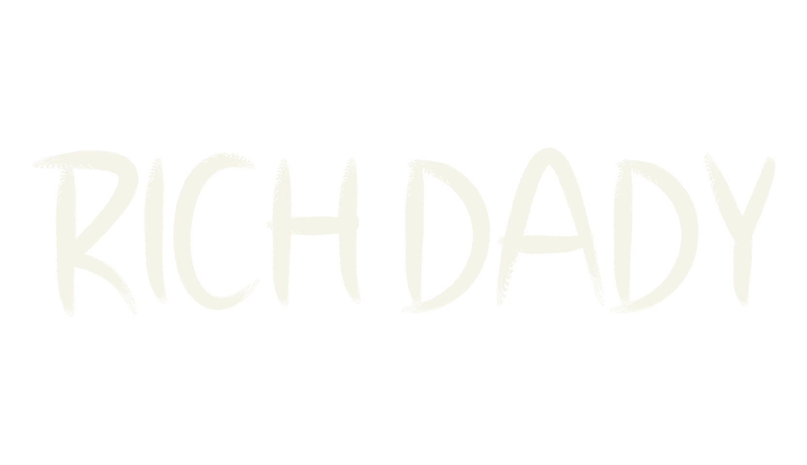RICH DADY, logo font preview