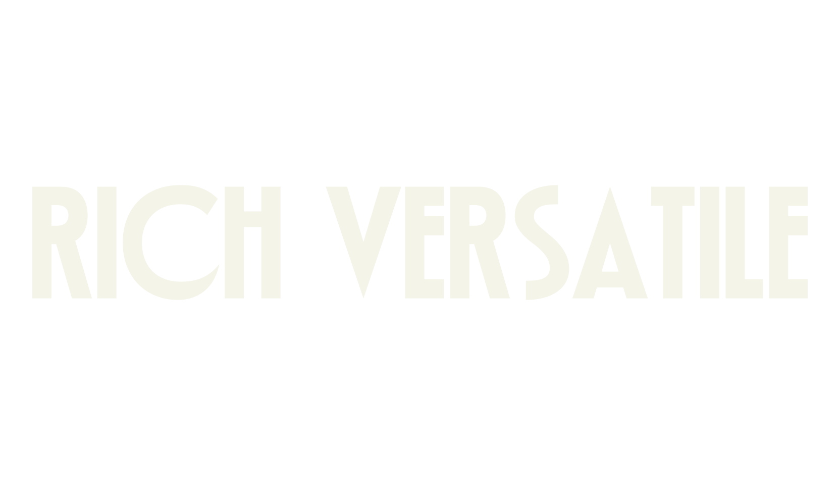 Rich Versatile, vintage font preview