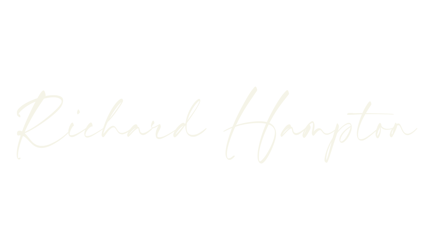 Richard Hampton, calligraphy font preview