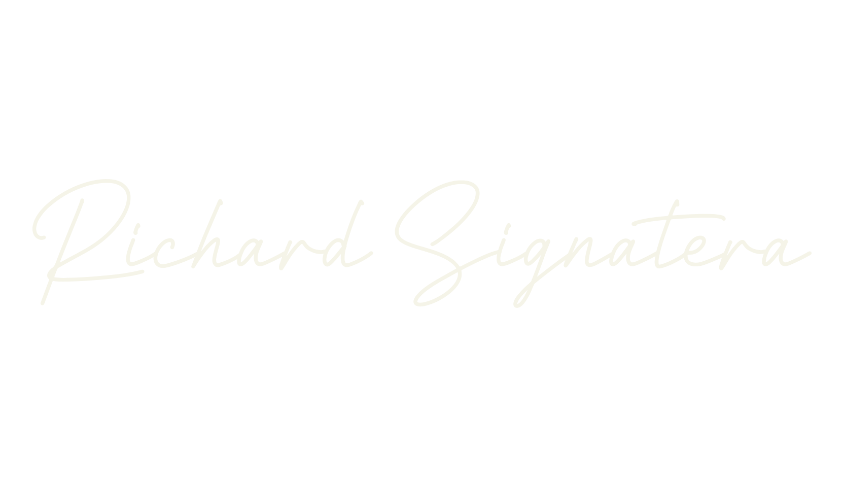 Richard Signatera, script font preview