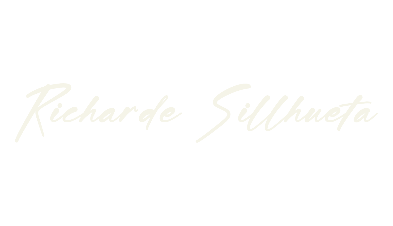 Richarde Sillhueta, calligraphy font preview