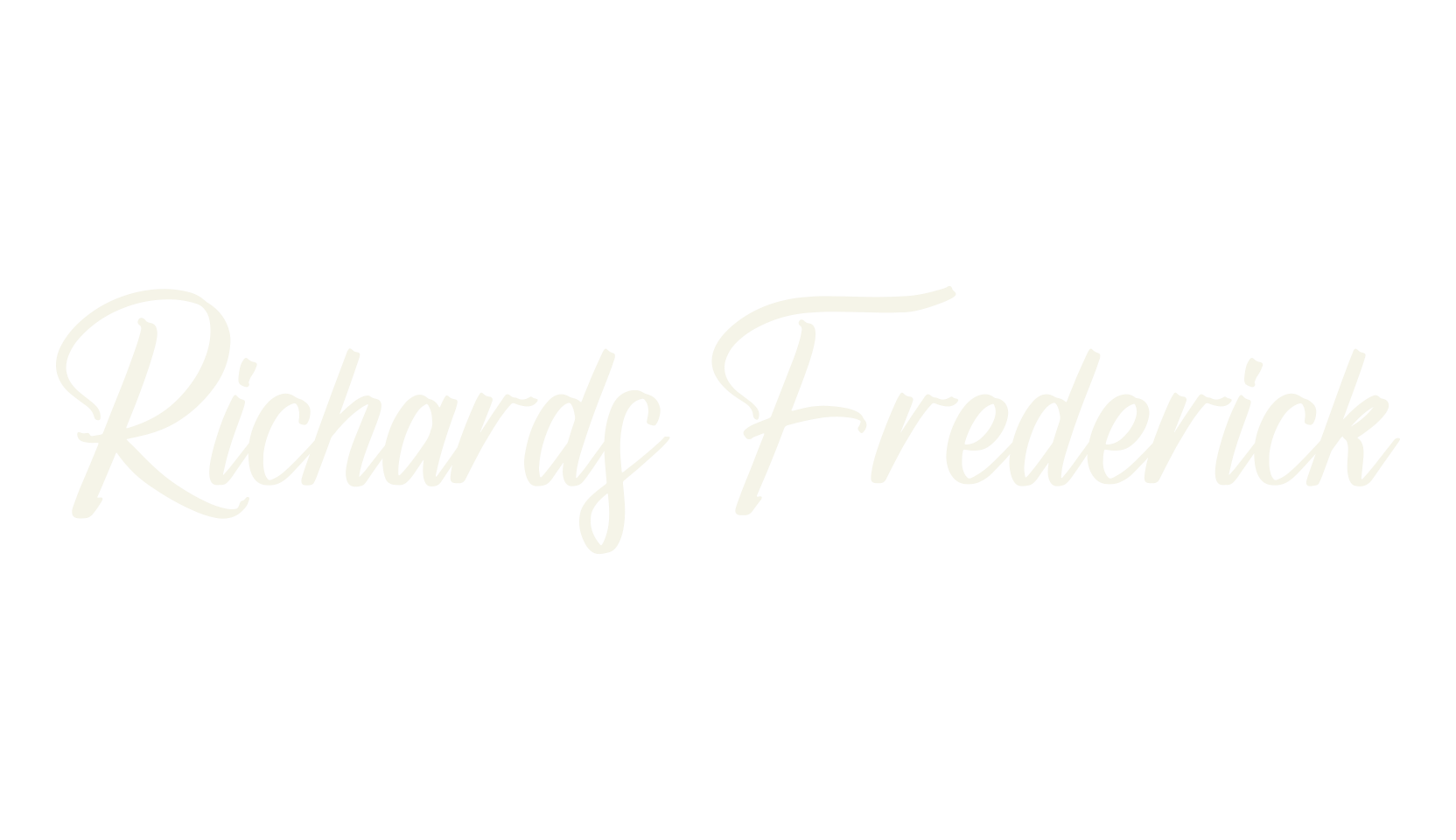 Richards Frederick, script font preview