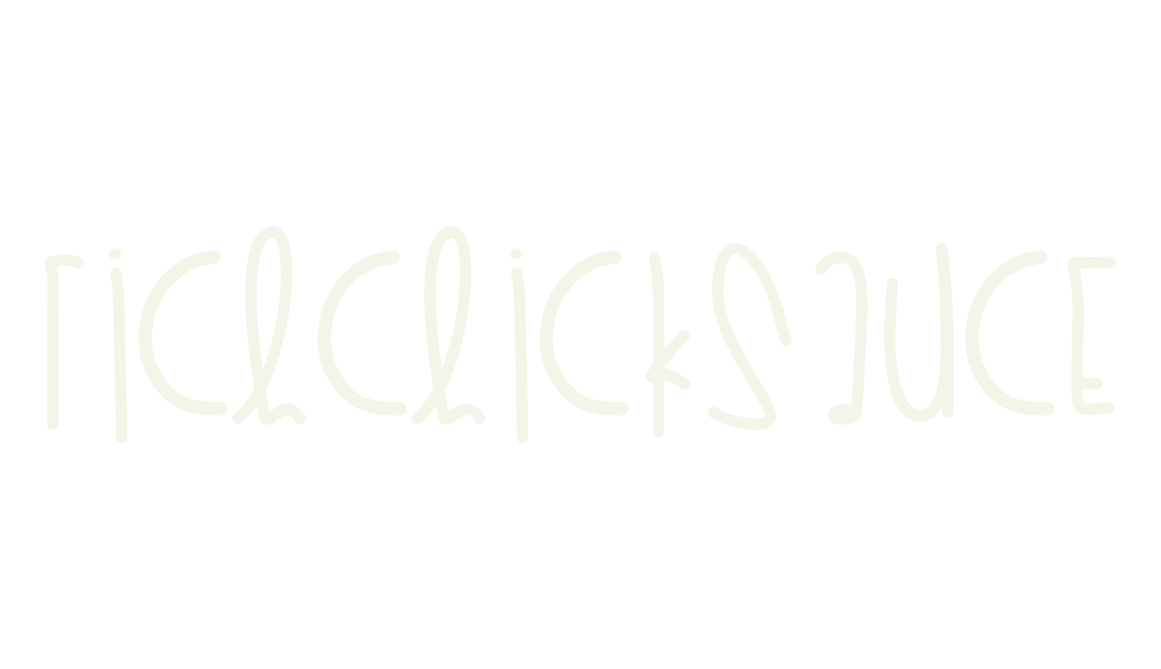 RichChickSauce, handwritten font preview