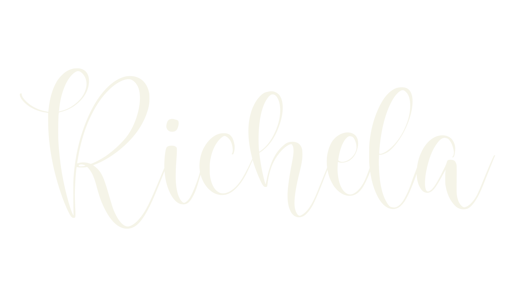 Richela, fashion script font preview