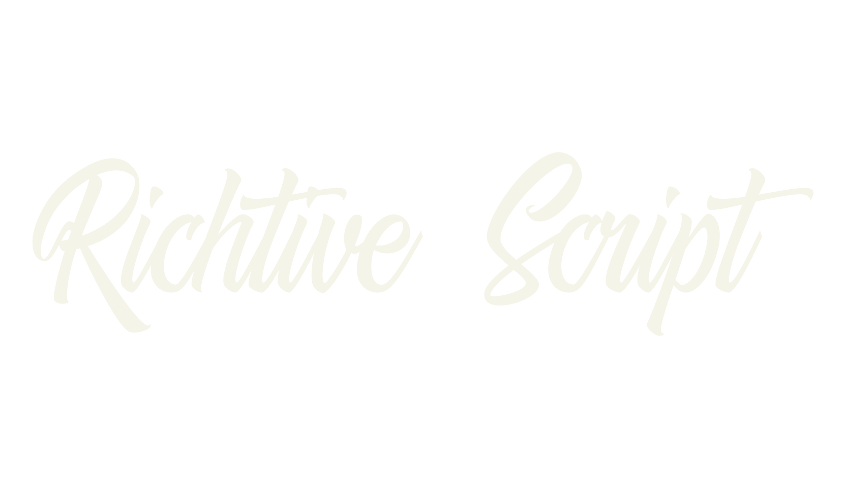 Richtive Script, fashion script font preview
