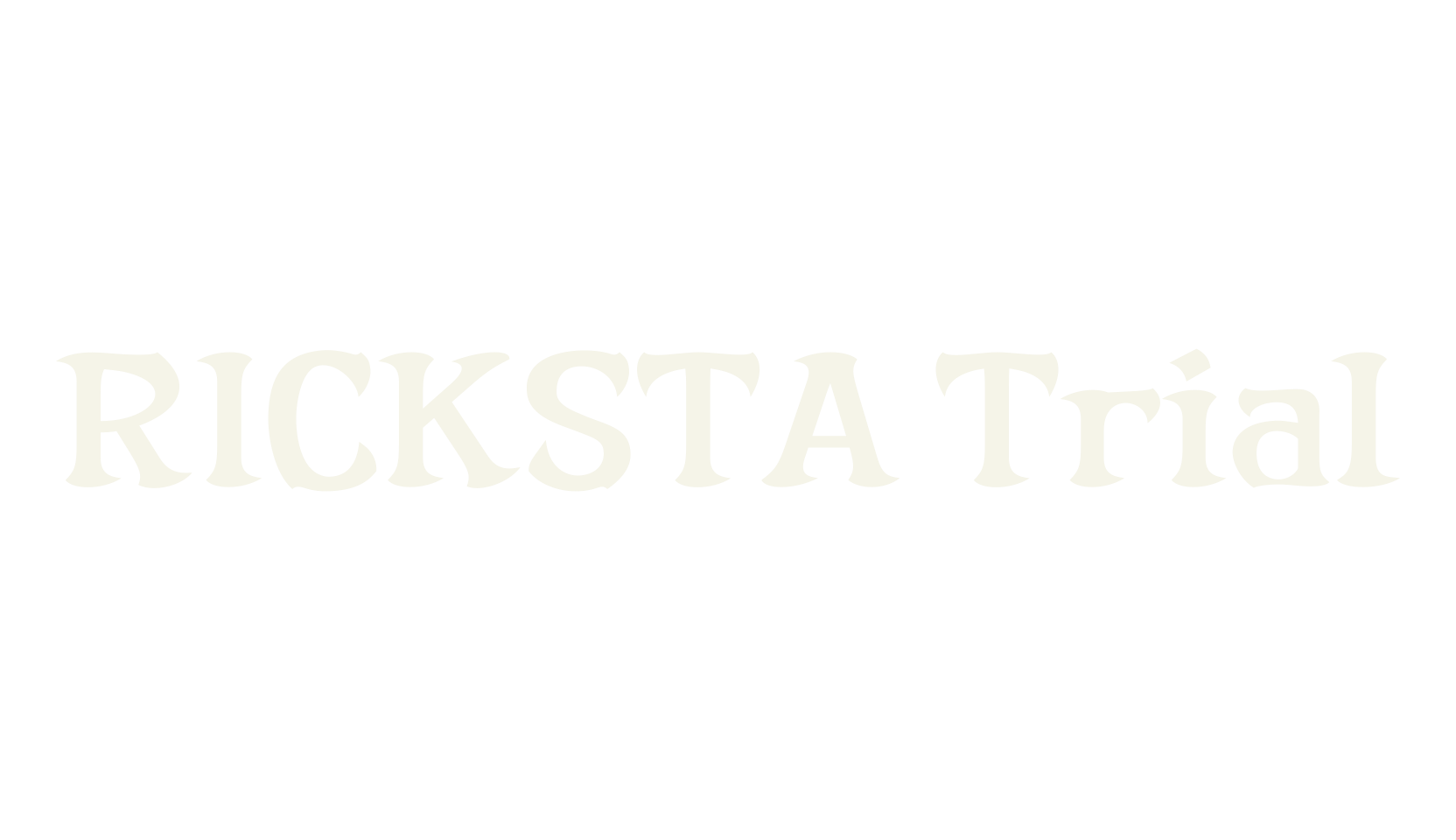 RICKSTA Trial, gothic font preview