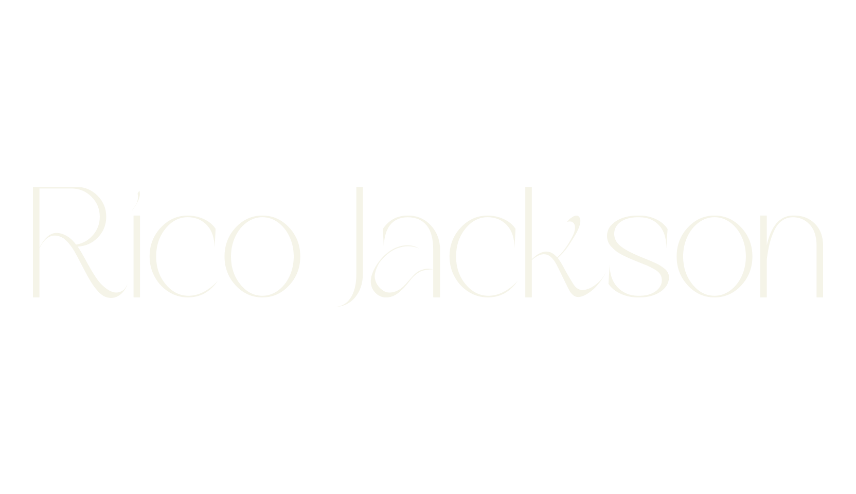 Rico Jackson, hand lettering font preview