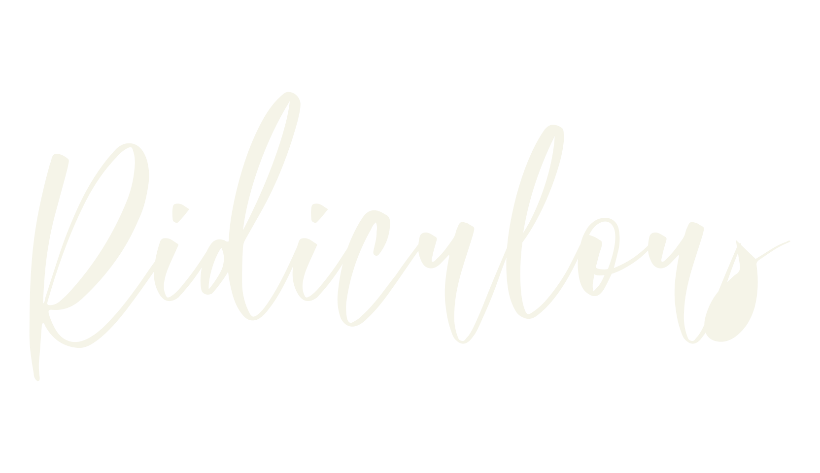 Ridiculous, fancy font preview