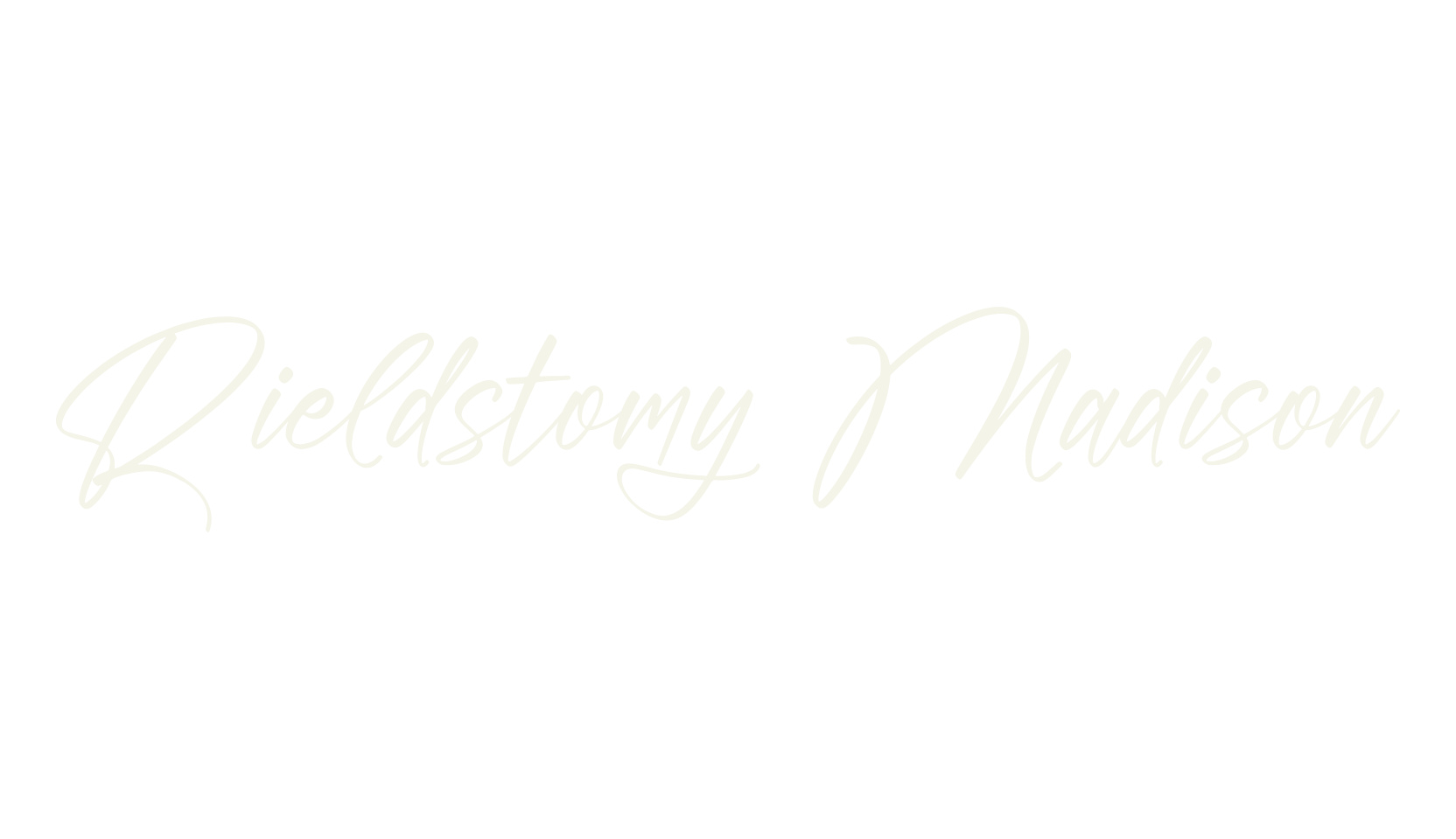 Rieldstomy Madison, script font preview