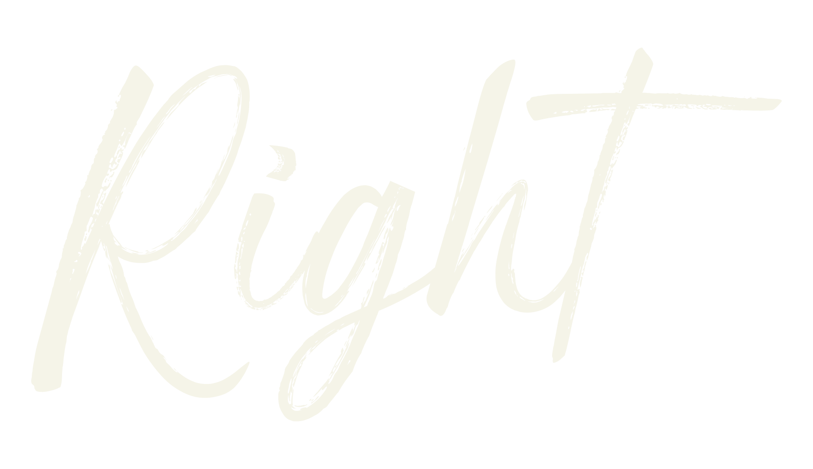 Right, calligraphy font preview
