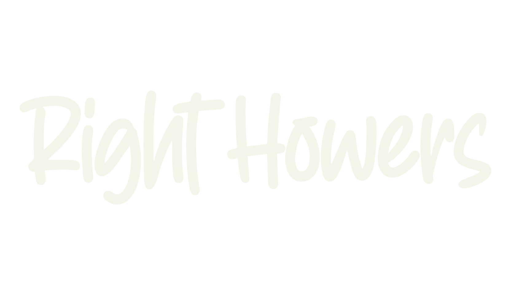 Right Howers, typewriter font preview