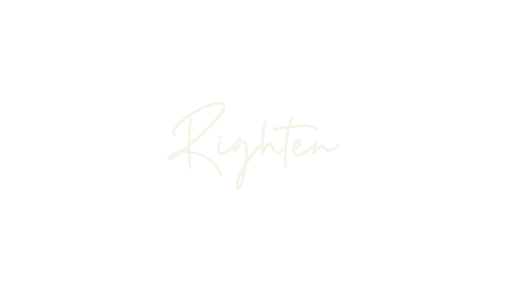 Righten, signature font preview