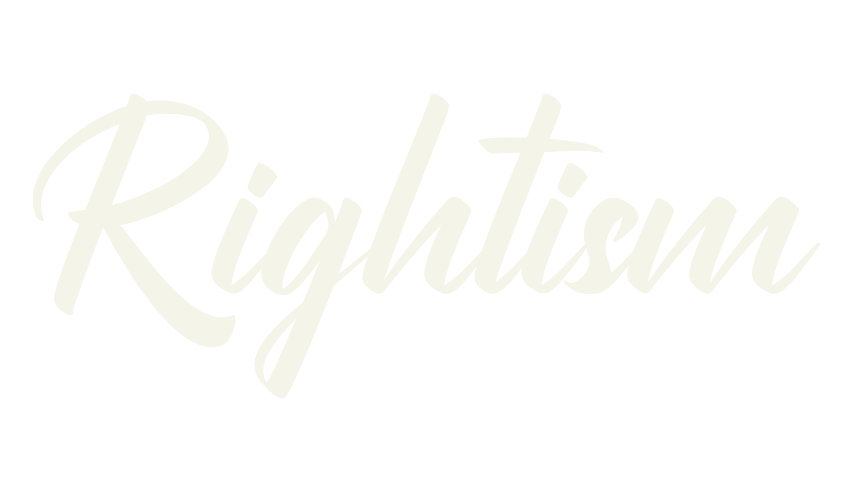 Rightism, lettering font preview