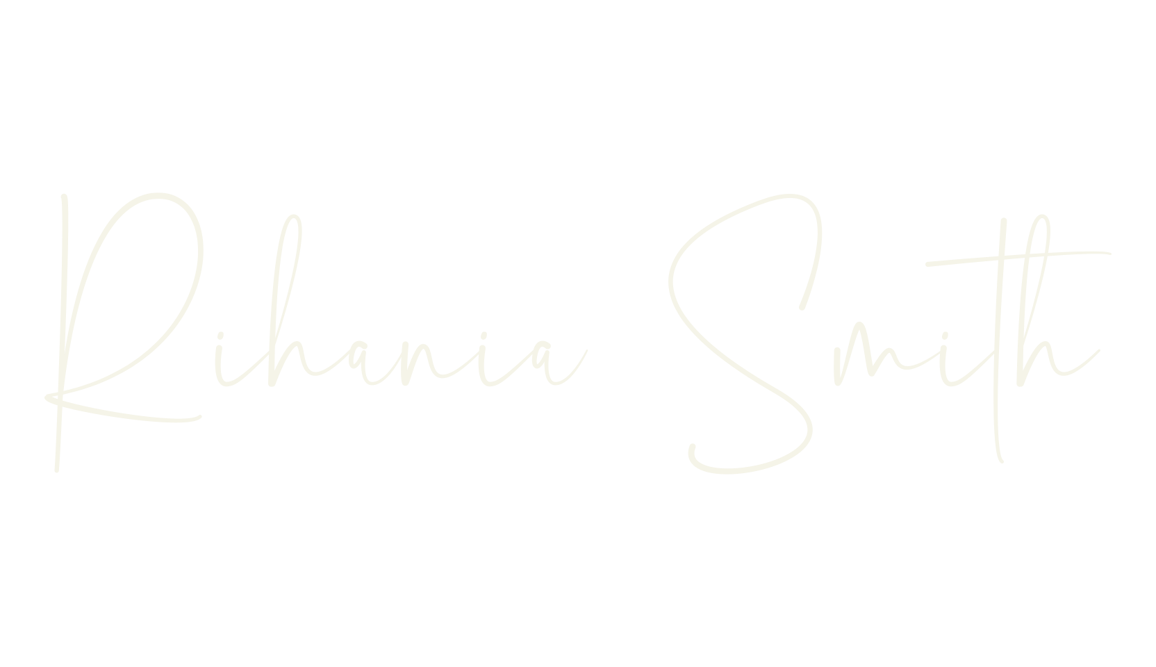 Rihania Smith, creative font preview