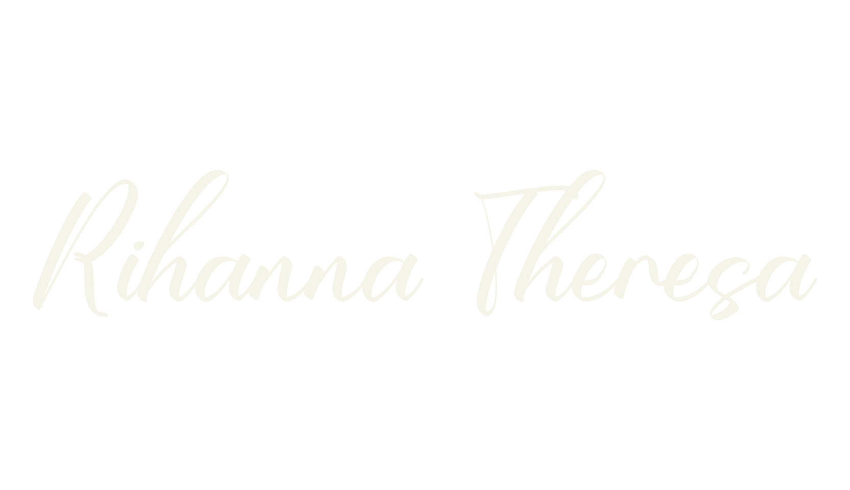 Rihanna Theresa, calligraphy font preview