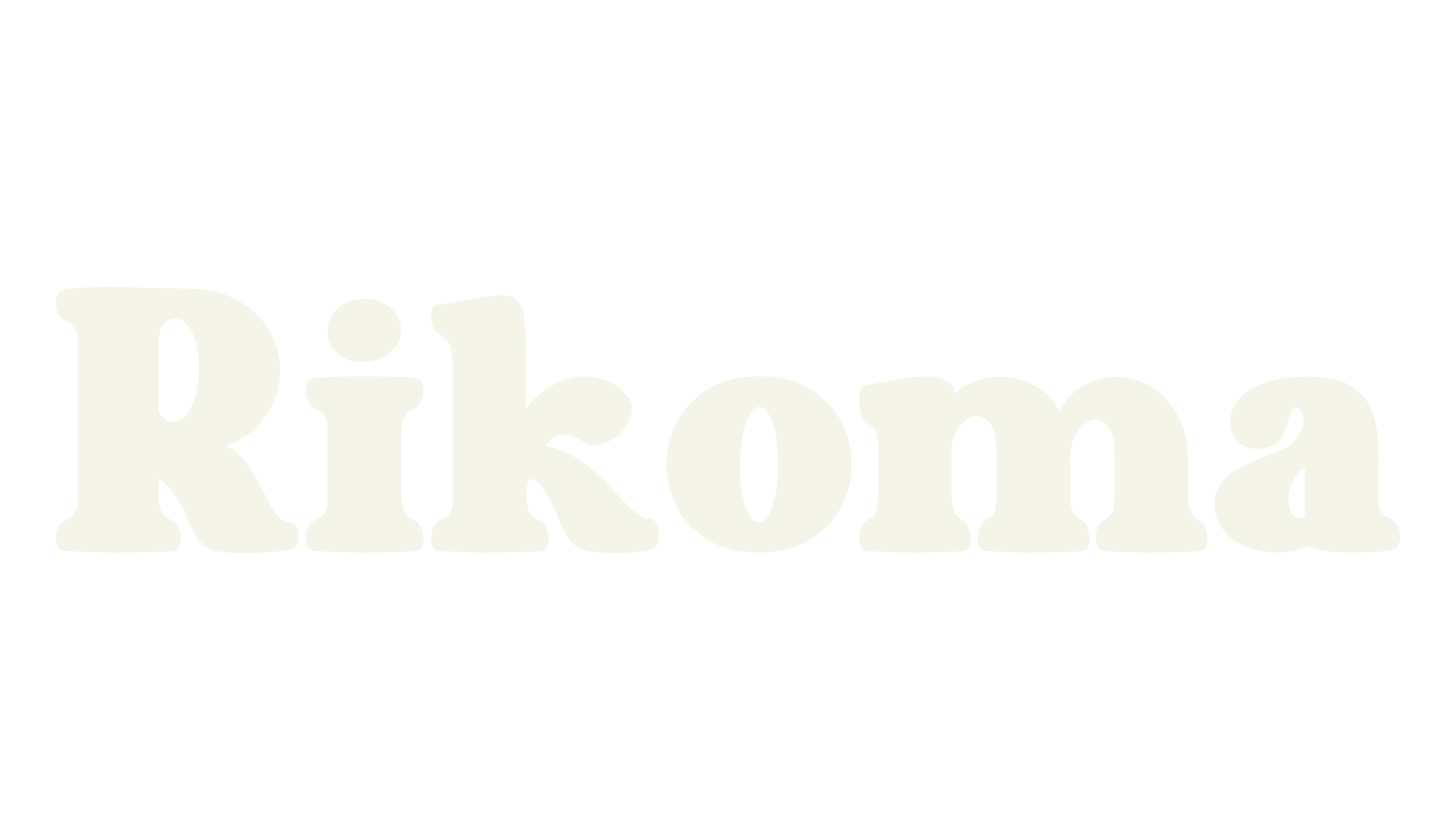 Rikoma, bold font preview