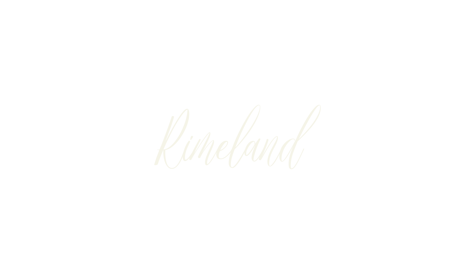 Rimeland, fashion script font preview