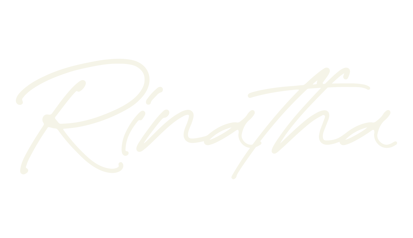 Rinatha, cursive font preview