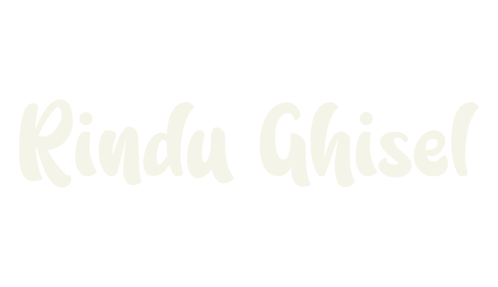 Rindu Ghisel, bold font preview