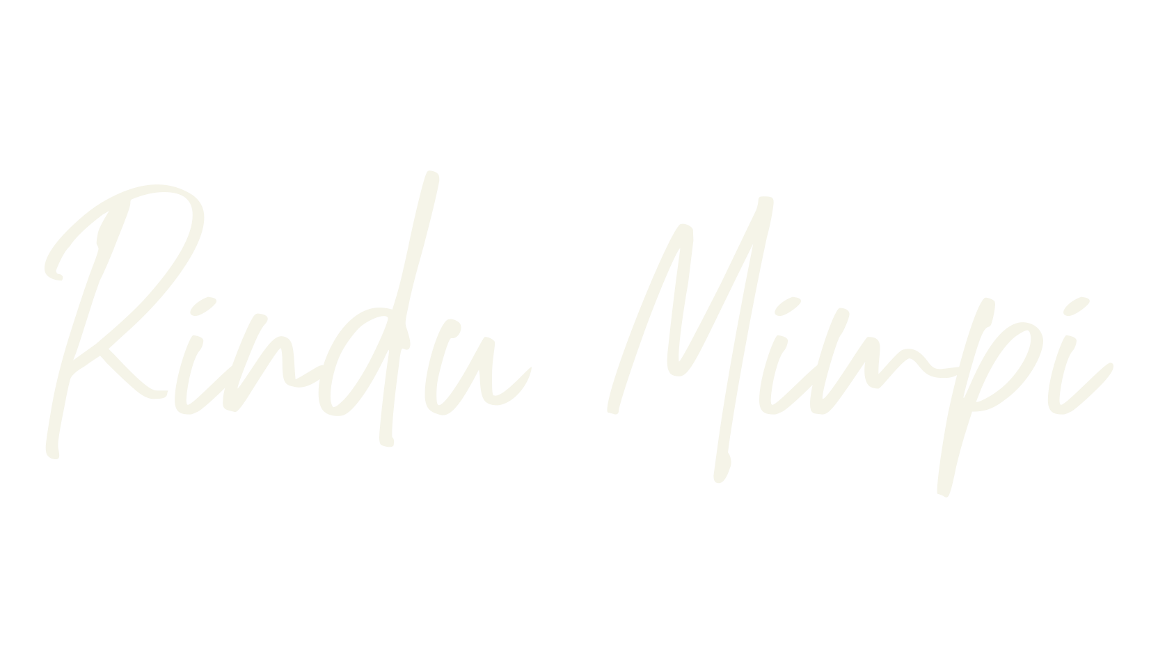 Rindu Mimpi, fancy font preview