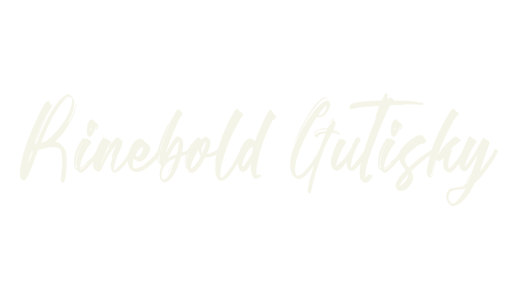 Rinebold Gutisky, script font preview