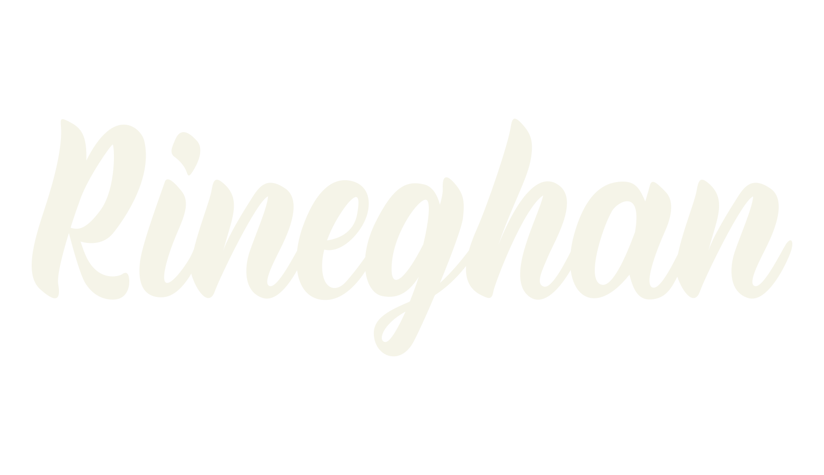 Rineghan, calligraphy font preview