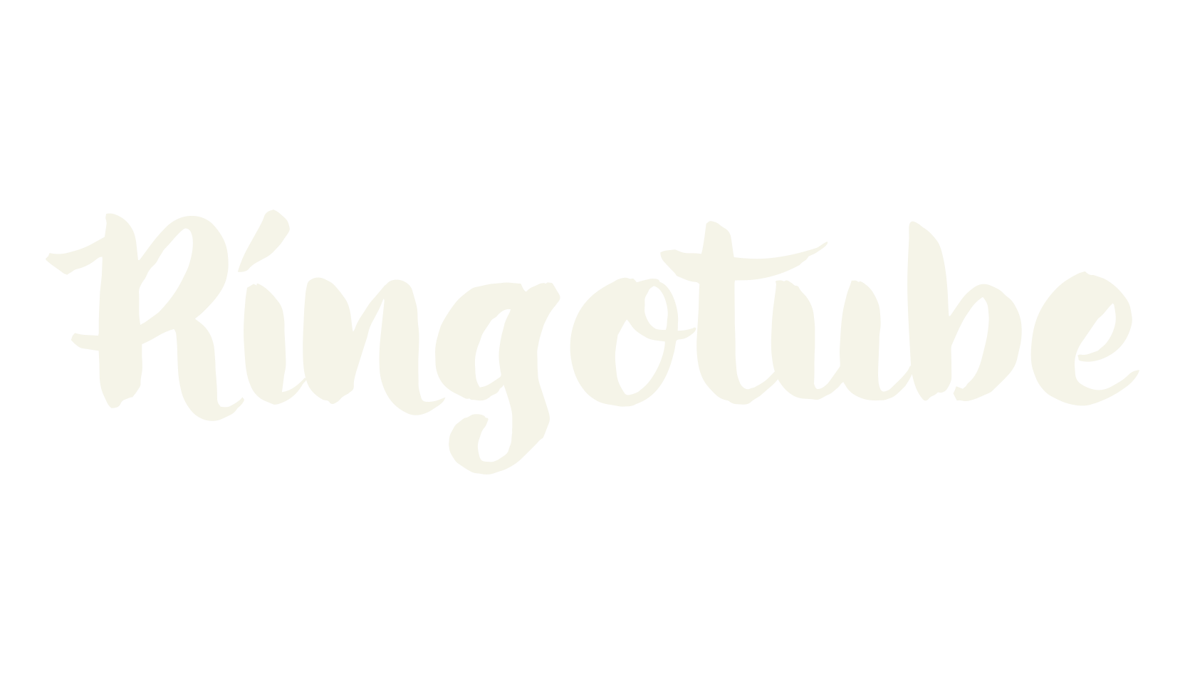 Ringotube, typography font preview