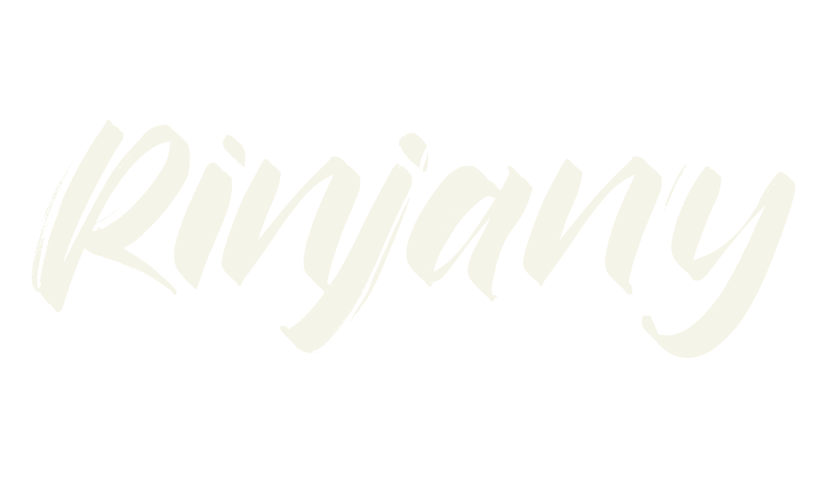 Rinjany, calligraphy font preview