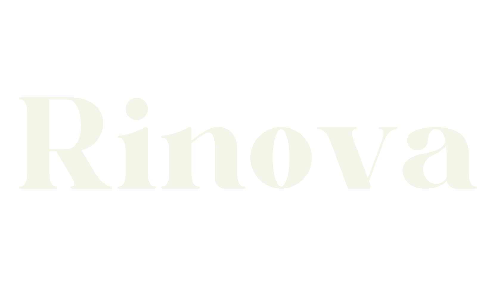 Rinova, vintage font preview