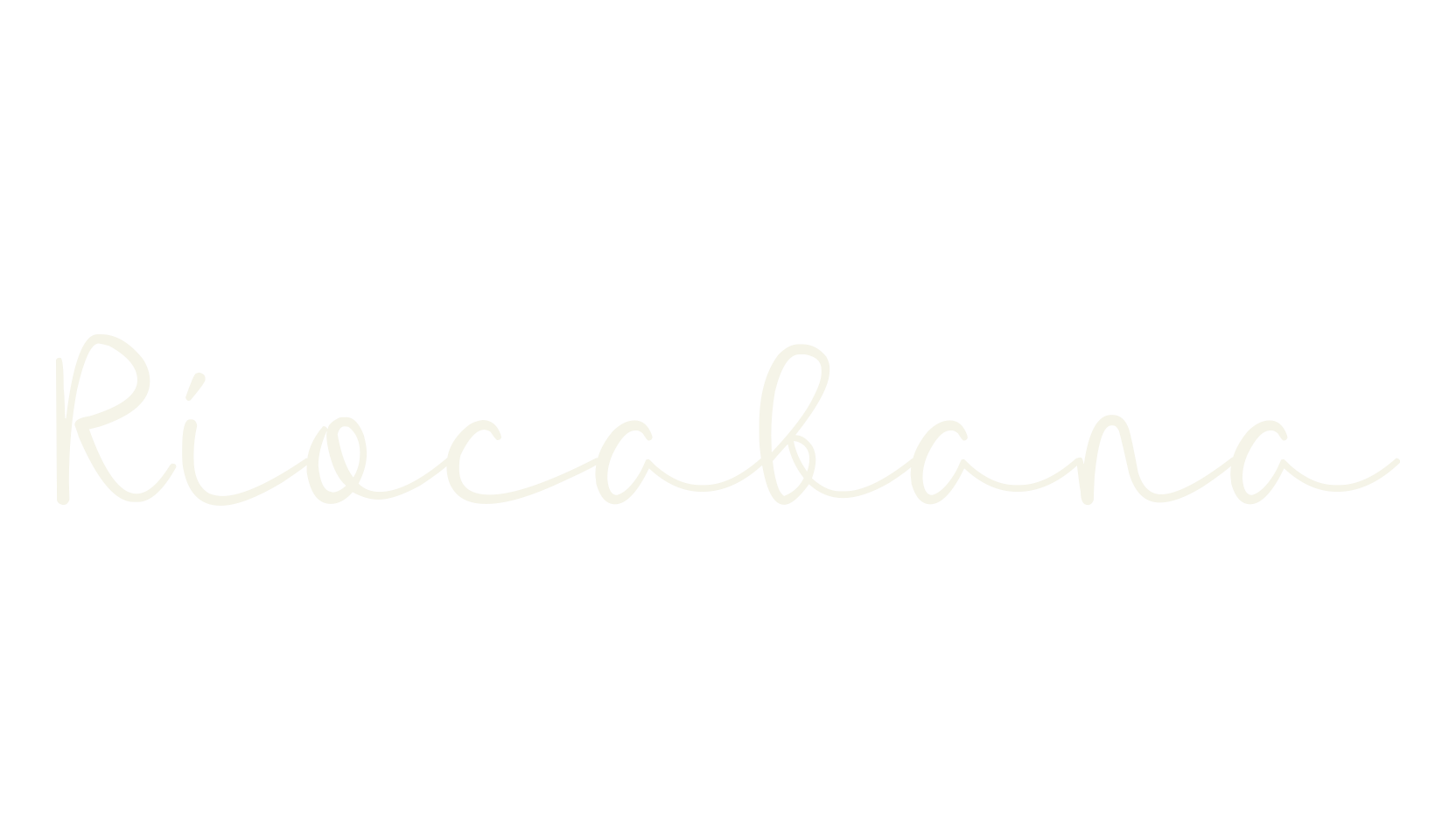 Riocabana, cursive font preview