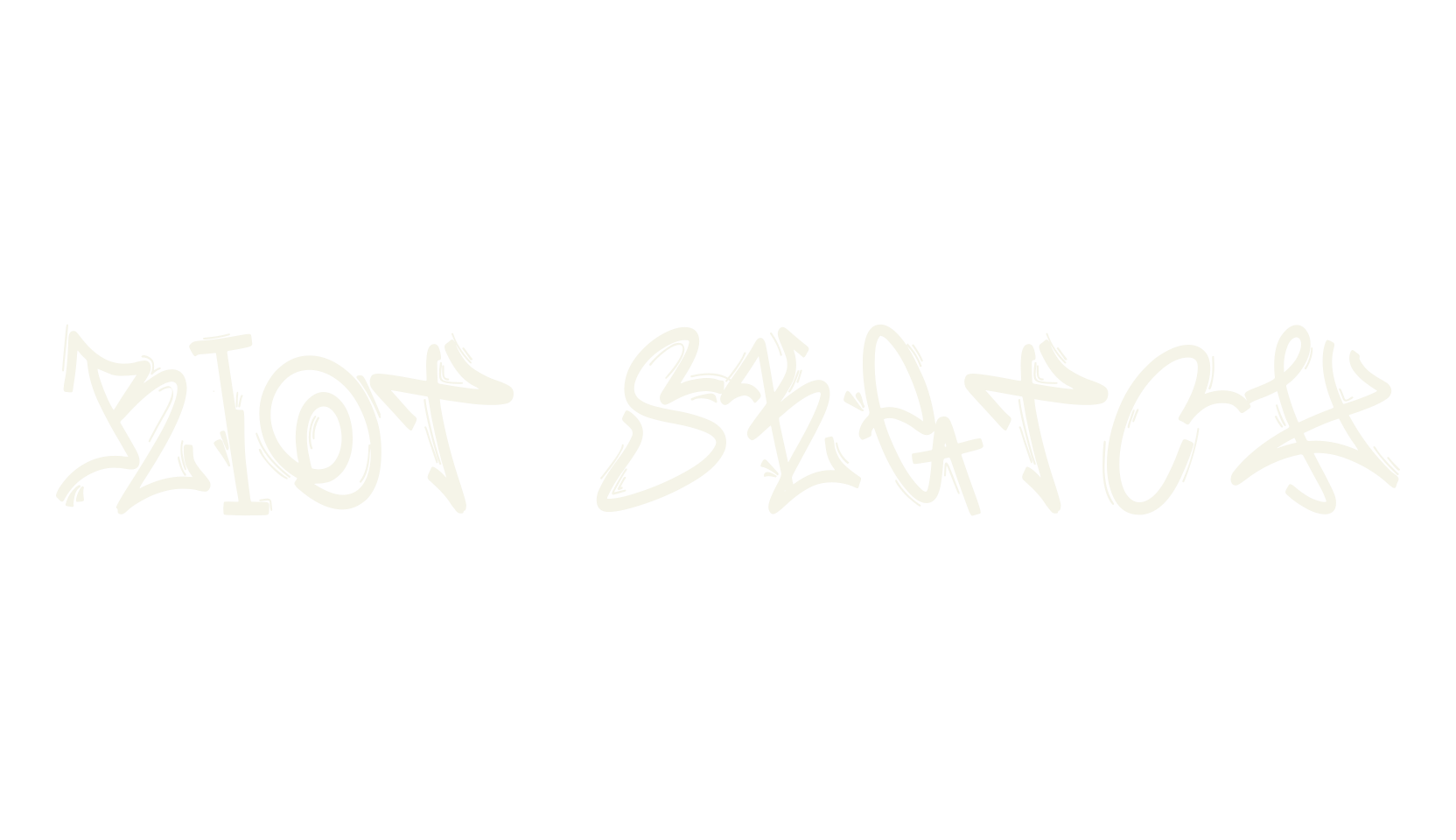 Riot Sketch, graffiti font preview