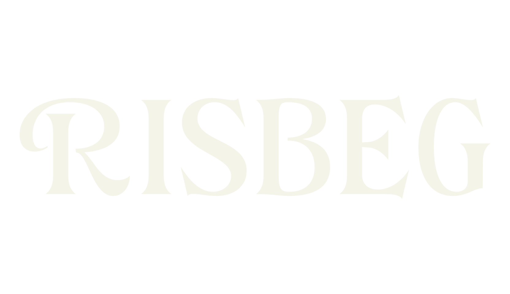 Risbeg, title font preview