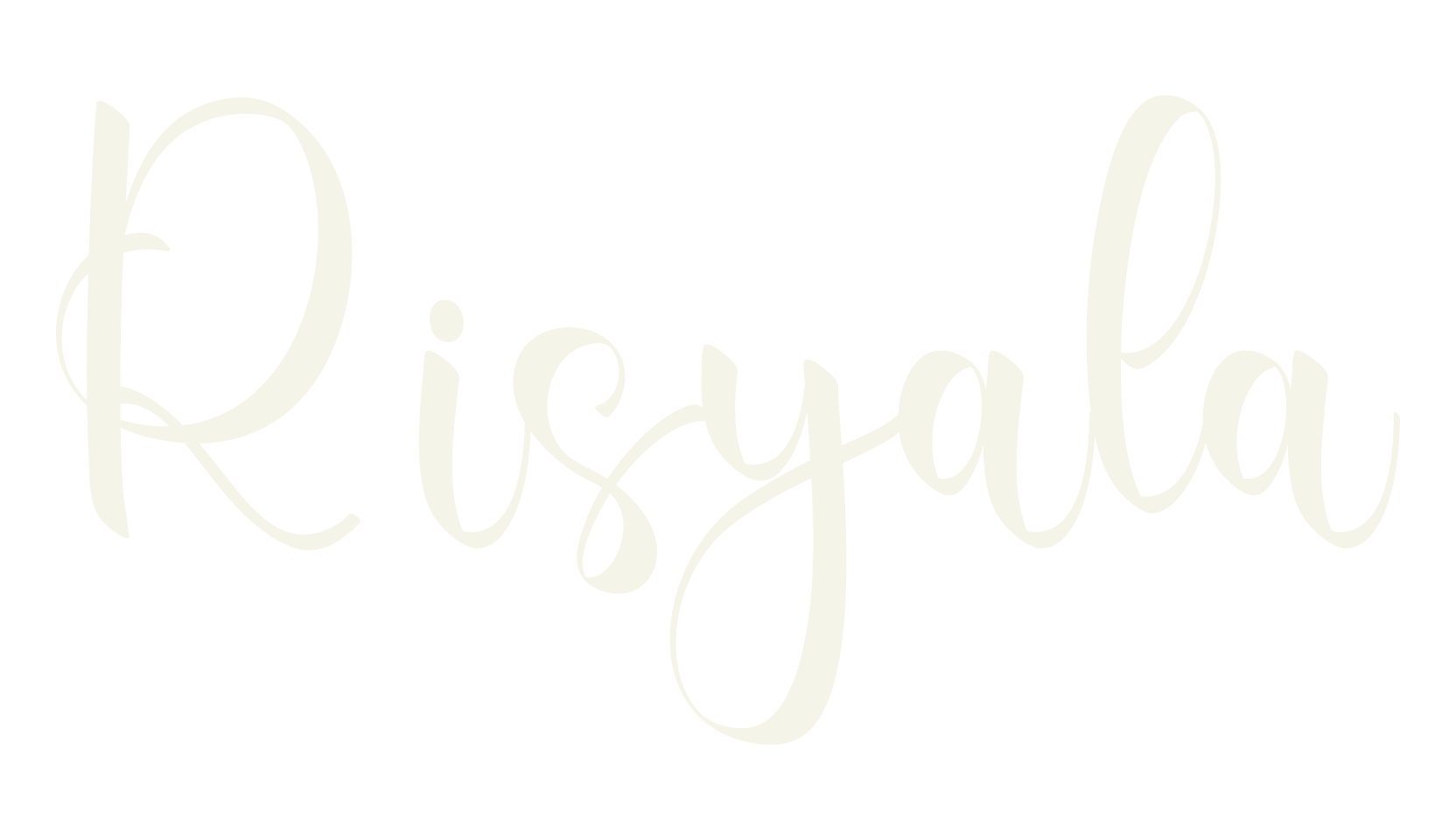Risyala, wedding font preview