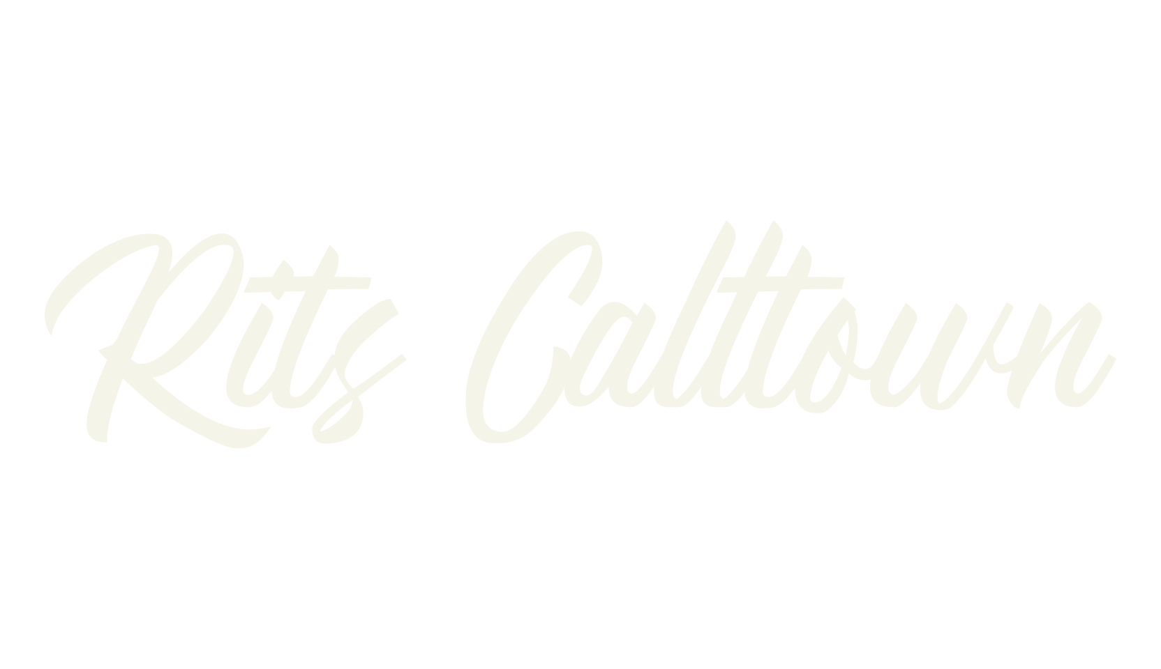 Rits Calltown, hand drawn font preview