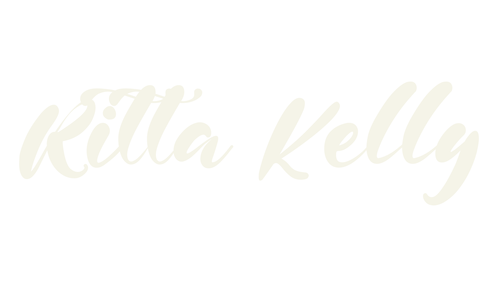 Ritta Kelly, fashion script font preview